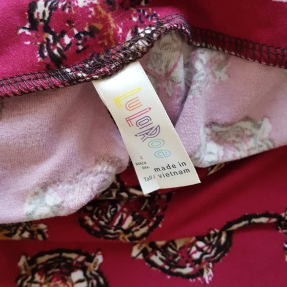 Lularoe Tiger King TC leggings - Picture 3 of 3